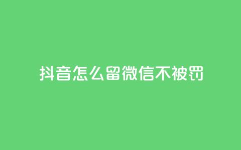 抖音怎么留微信不被罚,ks业务自助下单软件最低价 - 刷粉黑科技涨粉工具 dy小号批发自动发货网站  第1张 抖音怎么留微信不被罚,ks业务自助下单软件最低价 - 刷粉黑科技涨粉工具 dy小号批发自动发货网站  第1张