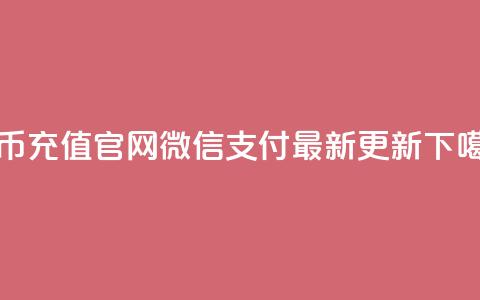 抖币充值官网微信支付最新更新  第1张