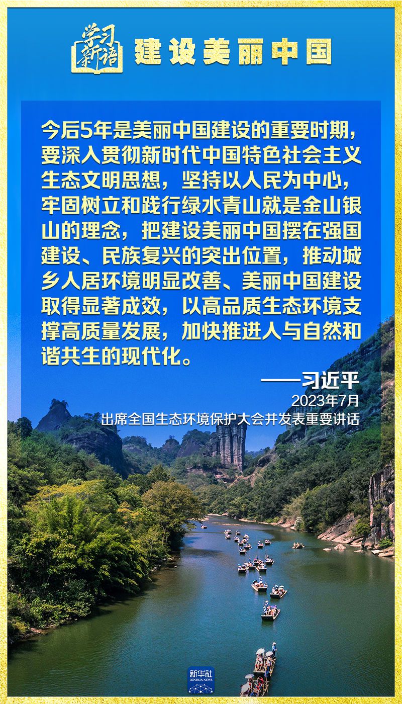 学习新语｜领悟“七个聚焦”：建设美丽中国  第6张