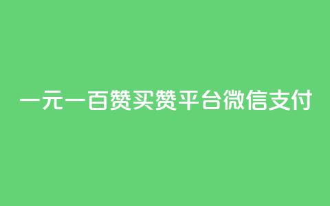 一元一百赞买赞平台微信支付,刷qq空间访客量的网址 - 24小时自助点赞下单网站 抖币支付游戏  第1张
