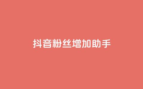 抖音粉丝增加助手 - 抖音粉丝增长攻略分享!  第1张 抖音粉丝增加助手 - 抖音粉丝增长攻略分享!  第1张