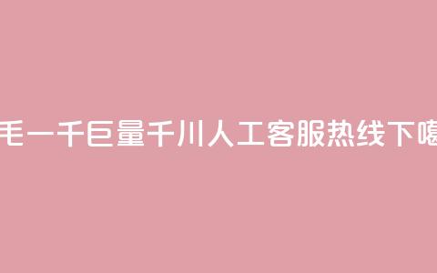 KS一毛一千 - 巨量千川人工客服热线 第1张 KS一毛一千 - 巨量千川人工客服热线 第1张