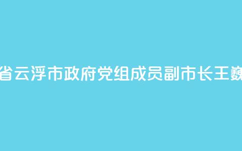 广东省云浮市政府党组成员
、副市长王巍被查  第1张 广东省云浮市政府党组成员、副市长王巍被查  第1张