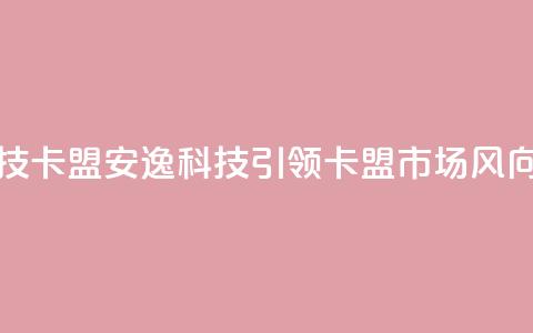 安逸科技2021卡盟 - 安逸科技引领2021卡盟市场风向!  第1张