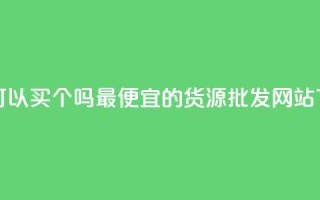 粉丝可以买10000个吗 - 最便宜的货源批发网站