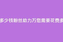 粉丝助力100万是多少钱 - 粉丝助力100万，您需要花费多少金钱？~