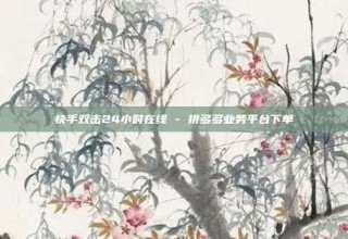 快手双击24小时在线 - 拼多多业务平台下单