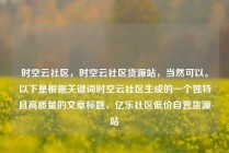 时空云社区，时空云社区货源站，当然可以。以下是根据关键词时空云社区生成的一个独特且高质量的文章标题，亿乐社区低价自营货源站