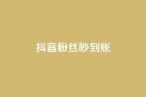 抖音粉丝秒到账,抖音点赞极速到账 - dy低价下单平台 - 抖音快手低价业务网