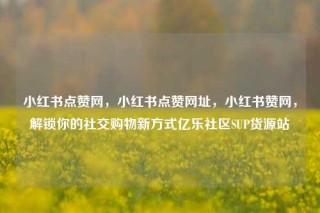 小红书点赞网,小红书点赞网址,小红书赞网,解锁你的社交购物新方式亿乐社区SUP货源站