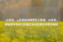 QQ会员，qq会员自动续费怎么取消，QQ会员，解锁更多特权与乐趣亿乐社区低价自营货源站