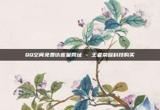 QQ空间免费访客量网址 - 王者荣耀科技购买