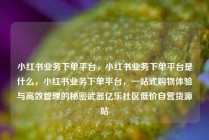 小红书业务下单平台,小红书业务下单平台是什么,小红书业务下单平台,一站式购物体验与高效管理的秘密武器亿乐社区低价自营货源站