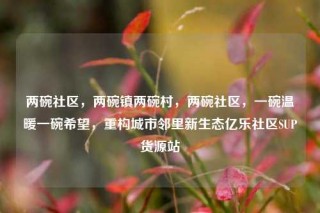 两碗社区,两碗镇两碗村,两碗社区,一碗温暖一碗希望,重构城市邻里新生态亿乐社区SUP货源站