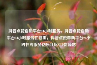 抖音点赞自助平台24小时服务,抖音点赞自助平台24小时服务在哪里,抖音点赞自助平台24小时在线服务亿乐社区SUP货源站