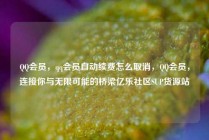 QQ会员，qq会员自动续费怎么取消，QQ会员，连接你与无限可能的桥梁亿乐社区SUP货源站