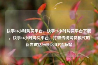快手24小时购买平台,快手24小时购买平台下载,快手24小时购买平台,打破传统购物模式的新尝试亿乐社区SUP货源站
