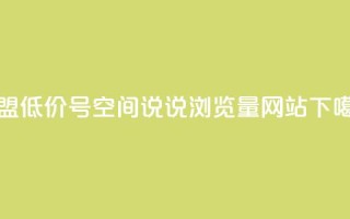 卡盟低价qq号 - qq空间说说浏览量网站