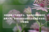 抖音直播人气自助平台，如何在抖音直播中打造高人气，使用自助平台的方法指南亿乐社区SUP货源站