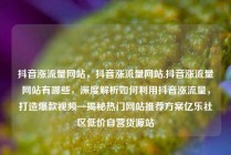 抖音涨流量网站,抖音涨流量网站,抖音涨流量网站有哪些,深度解析如何利用抖音涨流量,打造爆款视频—揭秘热门网站推荐方案亿乐社区低价自营货源站