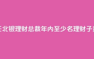 郭振涛获准出任北银理财总裁 年内至少8名理财子董事长、总裁焕新