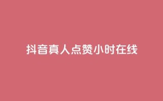 抖音真人点赞24小时在线 - 抖音真人点赞全网24小时持续不断。