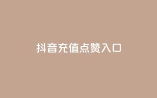 抖音充值点赞入口 - 重写后的标题为:抖音充值点赞入口攻略!