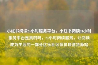 小红书阅读24小时服务平台,小红书阅读24小时服务平台是真的吗,24小时阅读服务,让阅读成为生活的一部分亿乐社区低价自营货源站