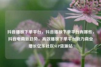 抖音播放下单平台,抖音播放下单平台有哪些,抖音电商新趋势,高效播放下单平台助力商业增长亿乐社区SUP货源站