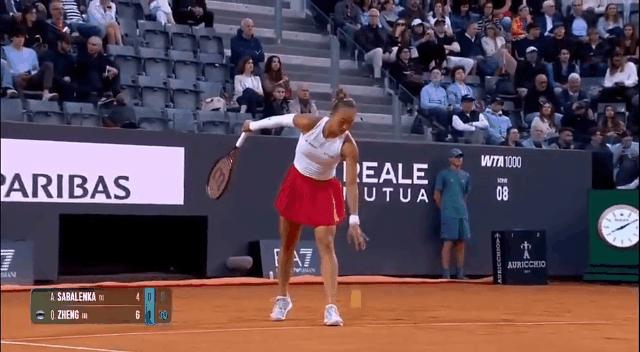 被郑钦文打破防?萨巴伦卡爆粗辱骂观众遭警告!1000赛3连冠梦碎 第2张 被郑钦文打破防?萨巴伦卡爆粗辱骂观众遭警告!1000赛3连冠梦碎 第2张