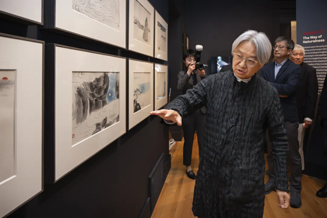 齐白石精品在波士顿展出	，“白石画屋	”呈现水墨挥洒  第1张