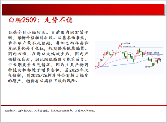 中天期货:棕榈震荡回落 白糖走势不稳  第16张 中天期货:棕榈震荡回落 白糖走势不稳  第16张
